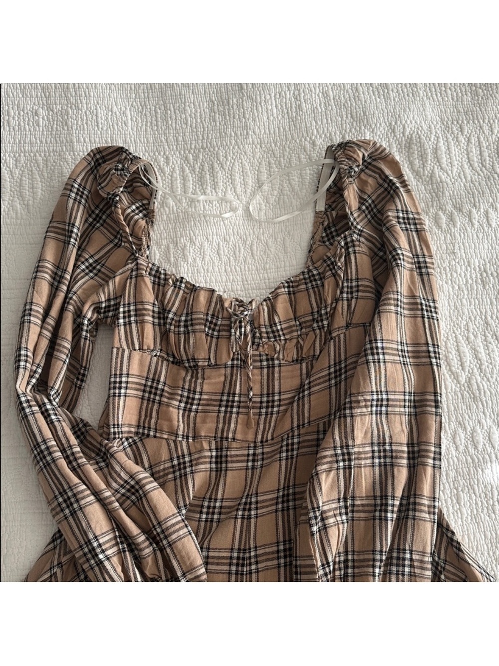 NWOT Princess Polly Olivia Plaid Romper Size 6 - Picture 4 of 6